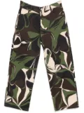 ARTE Camo-print trousers - Green