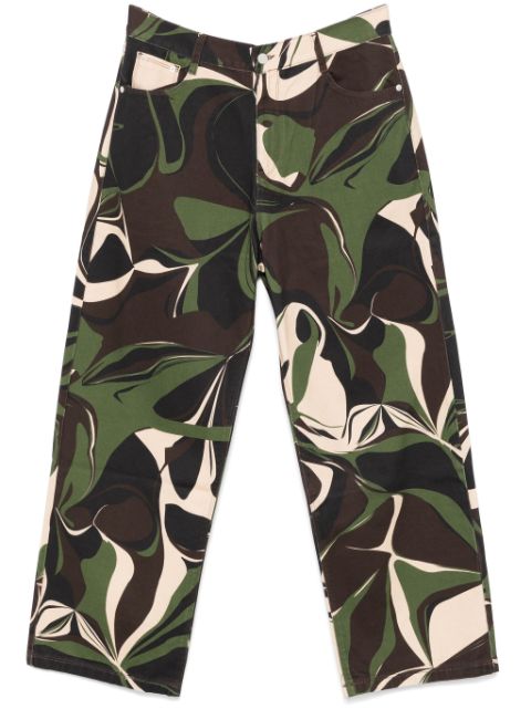 ARTE Camo-print trousers