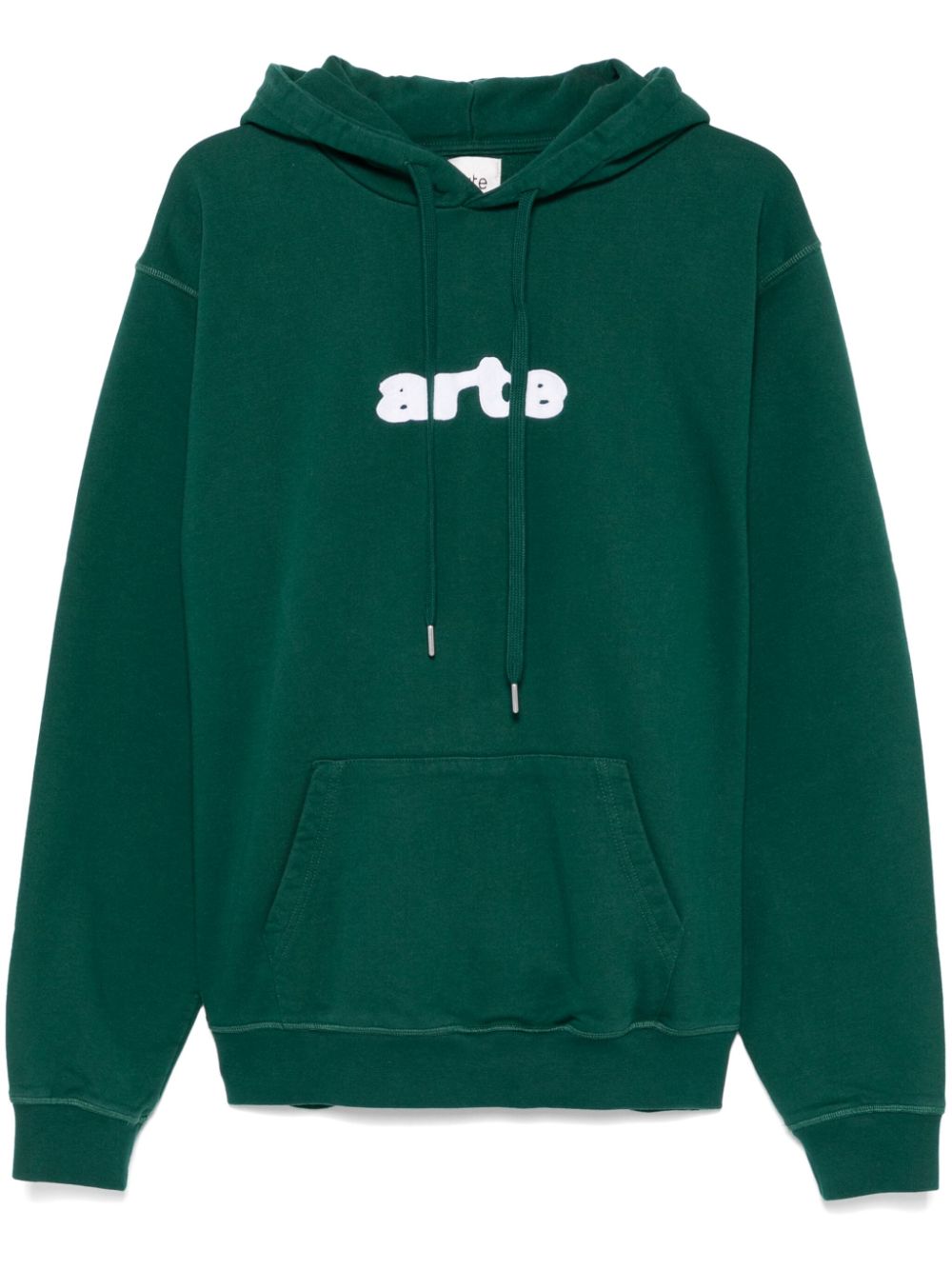 logo-embroidered hoodie