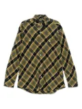 Undercover checked shirt - Green
