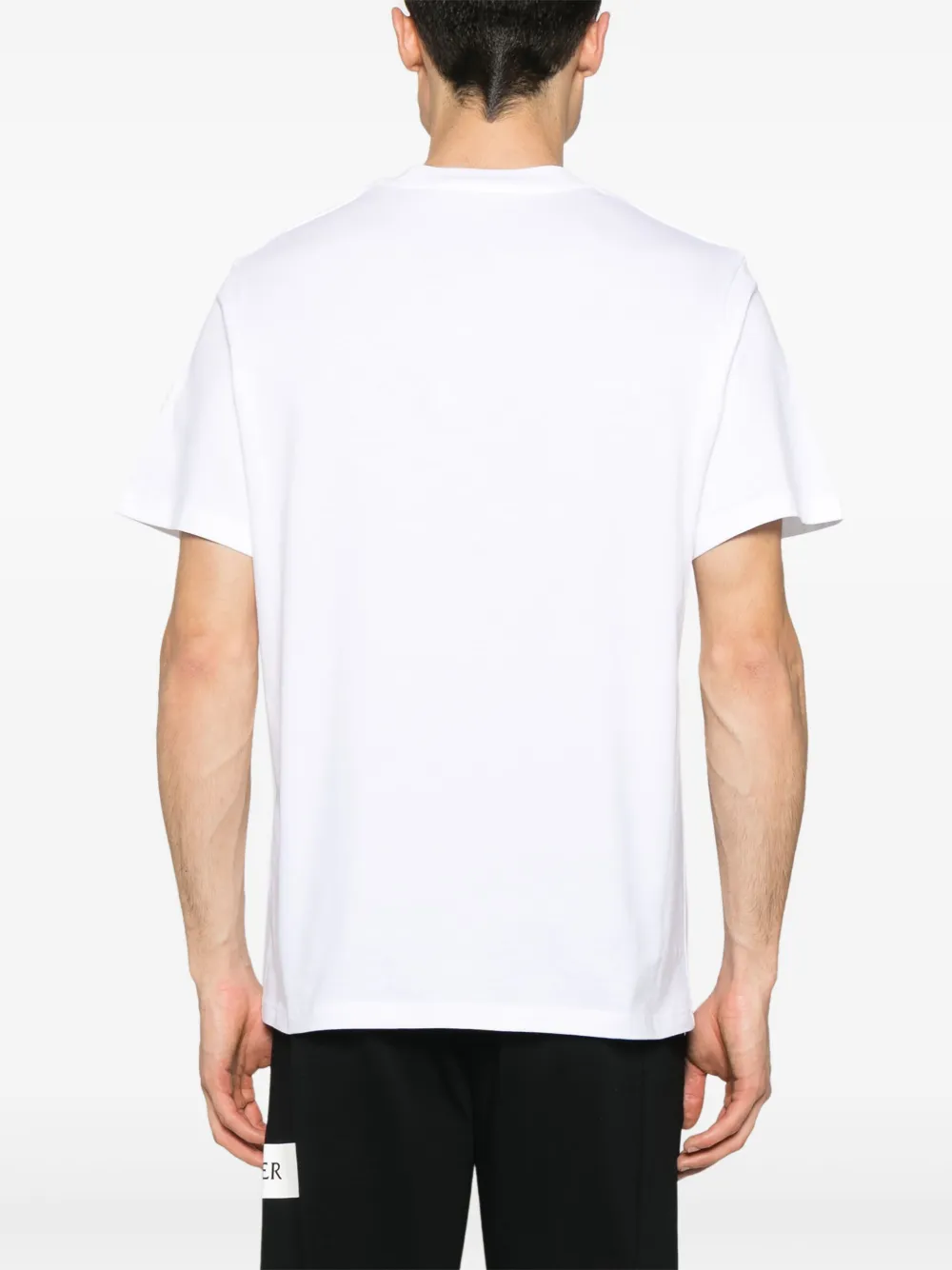 Moncler T-shirt met logoprint Wit