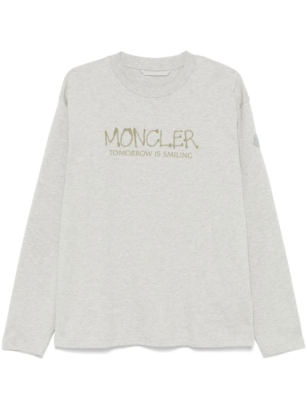Moncler playera con logo estilo grafiti | gris | Image 1