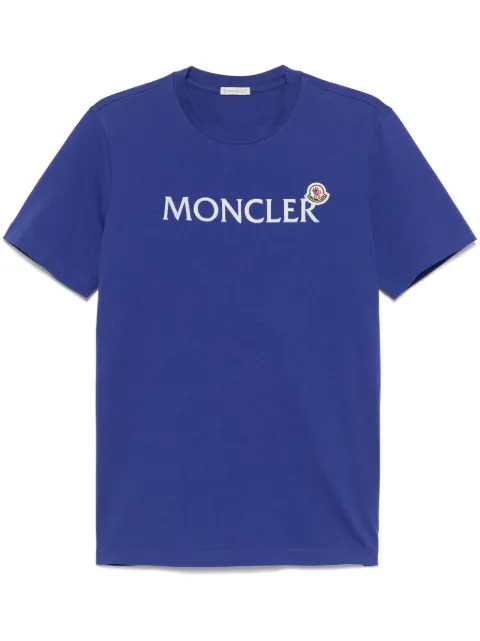 Moncler flocked-logo cotton T-shirt