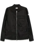 Moncler logo-patch jacket - Black