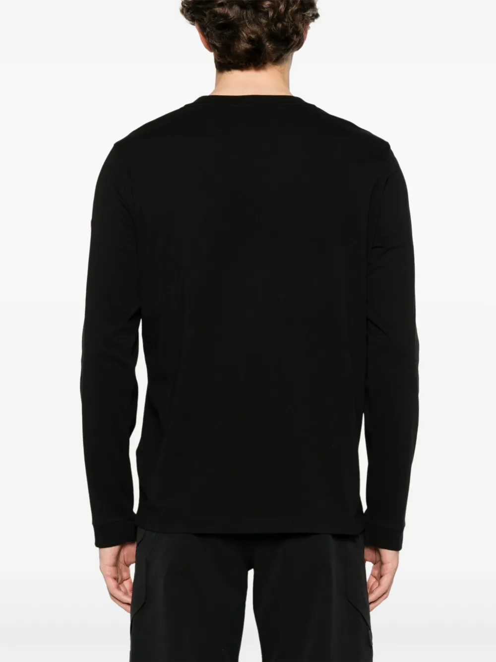 Moncler T-shirt met lange mouwen Zwart