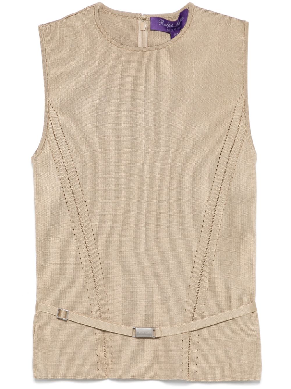 belted tank top