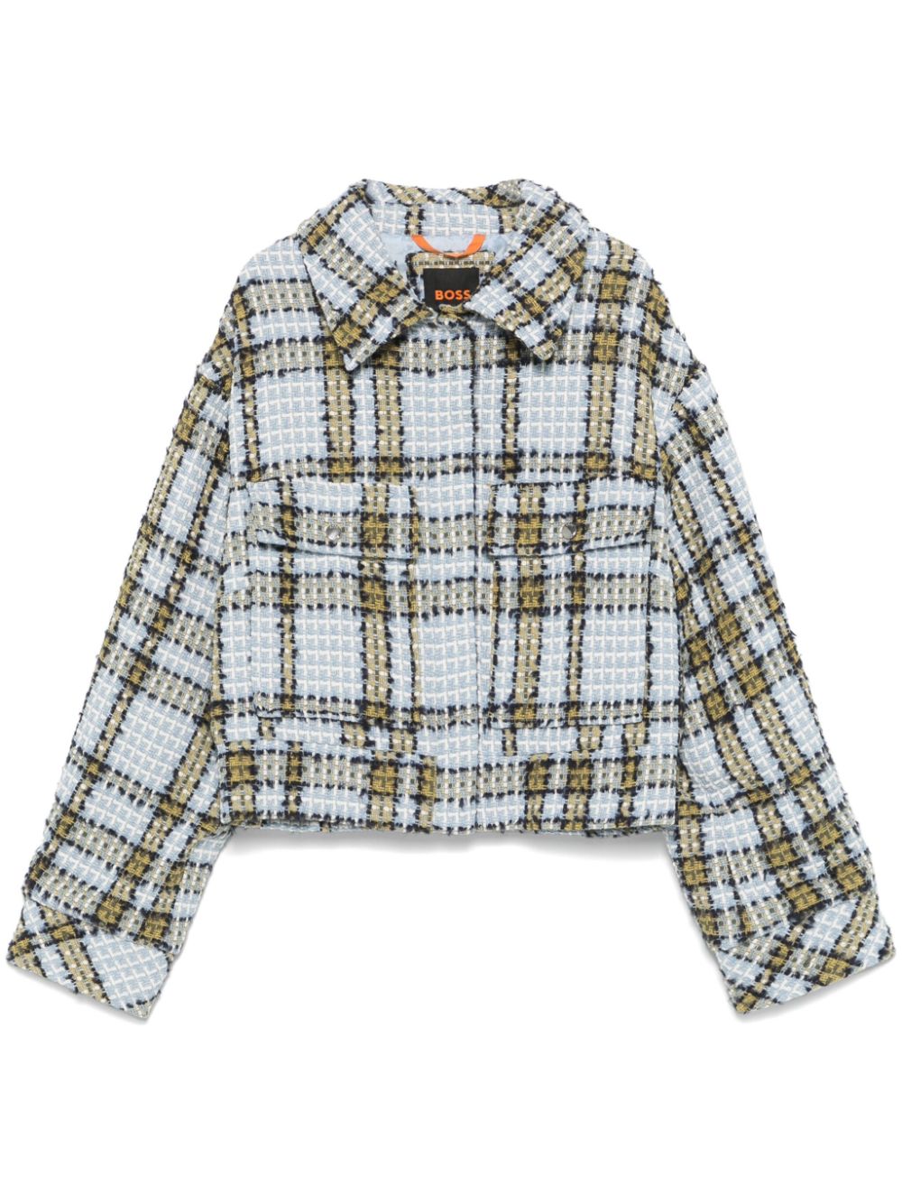 BOSS plaid jacket - Blue