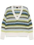 BOSS striped sweater - Green