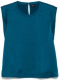 BOSS satin-effect top - Blue