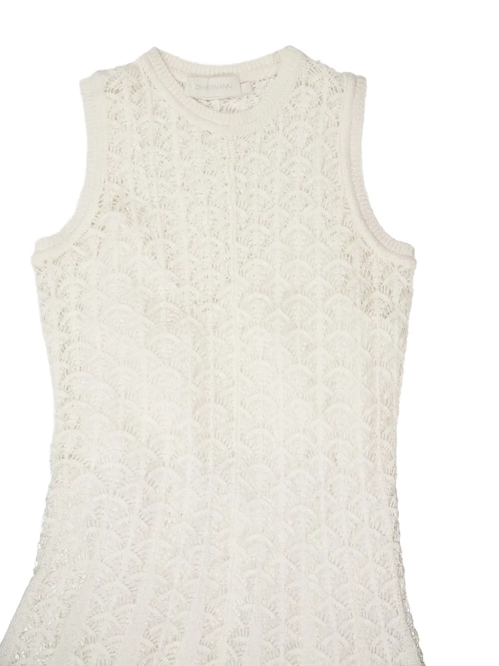 ZIMMERMANN Wylie katoenen jurk Beige