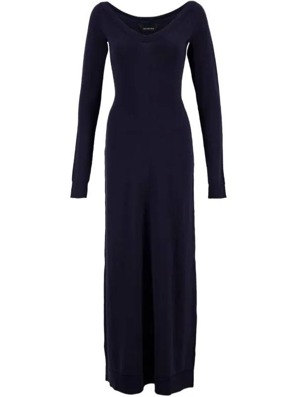 princess polly baby blue dress Balenciaga wool-blend Dress | Blue