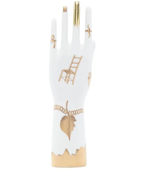 GINORI 1735 escultura Mano Trionfo Italiano de 29cm x 7,5cm