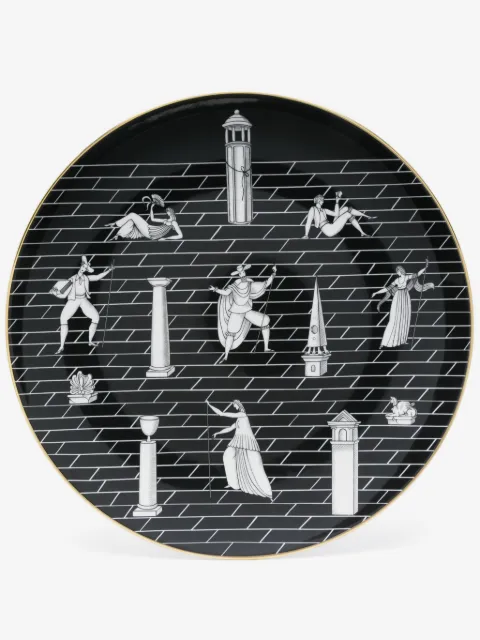 GINORI 1735 assiette imprimée (33 cm)