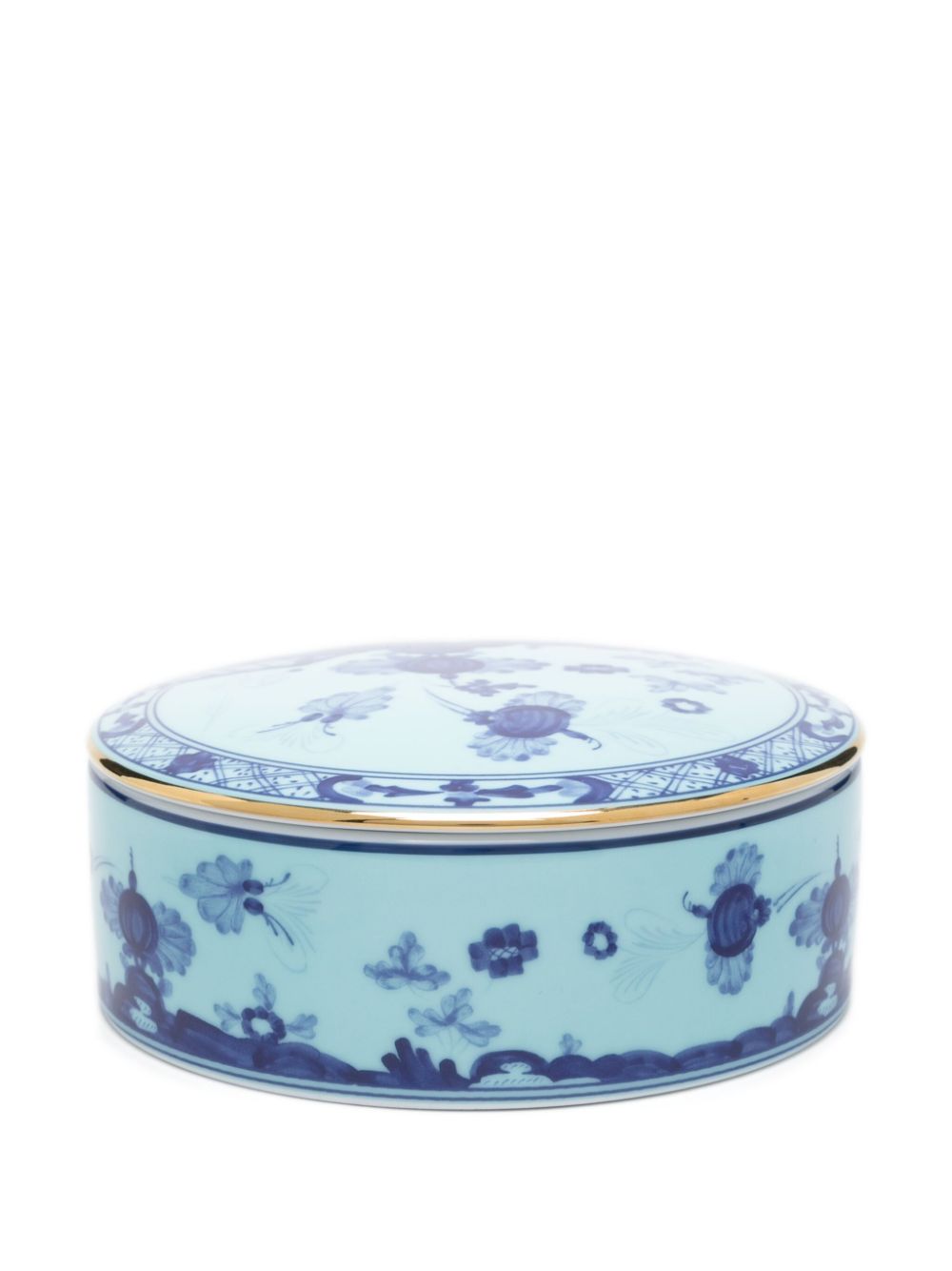 GINORI 1735 Porseleinen doosje (13 cm) - Blauw