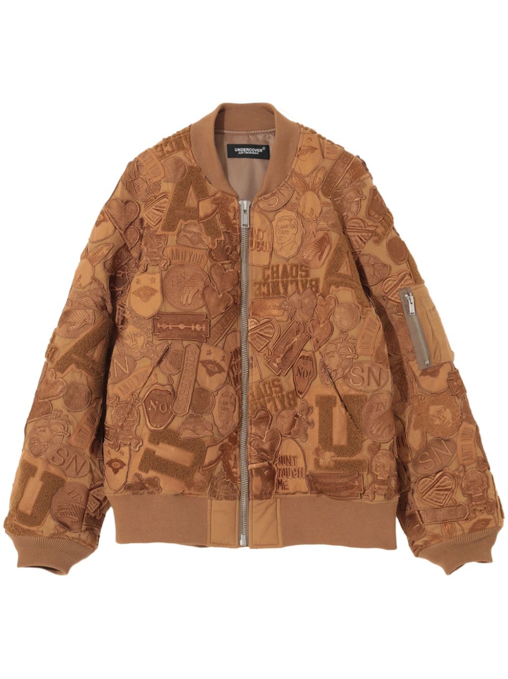 Undercover embroidered bomber jacket - Orange