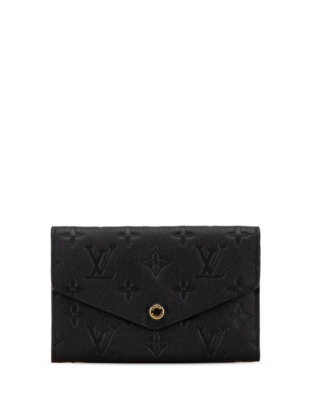 Louis Vuitton Pre-Owned 2016 Monogram Empreinte Portefeuille Curieuse Wallet small wallets - Black