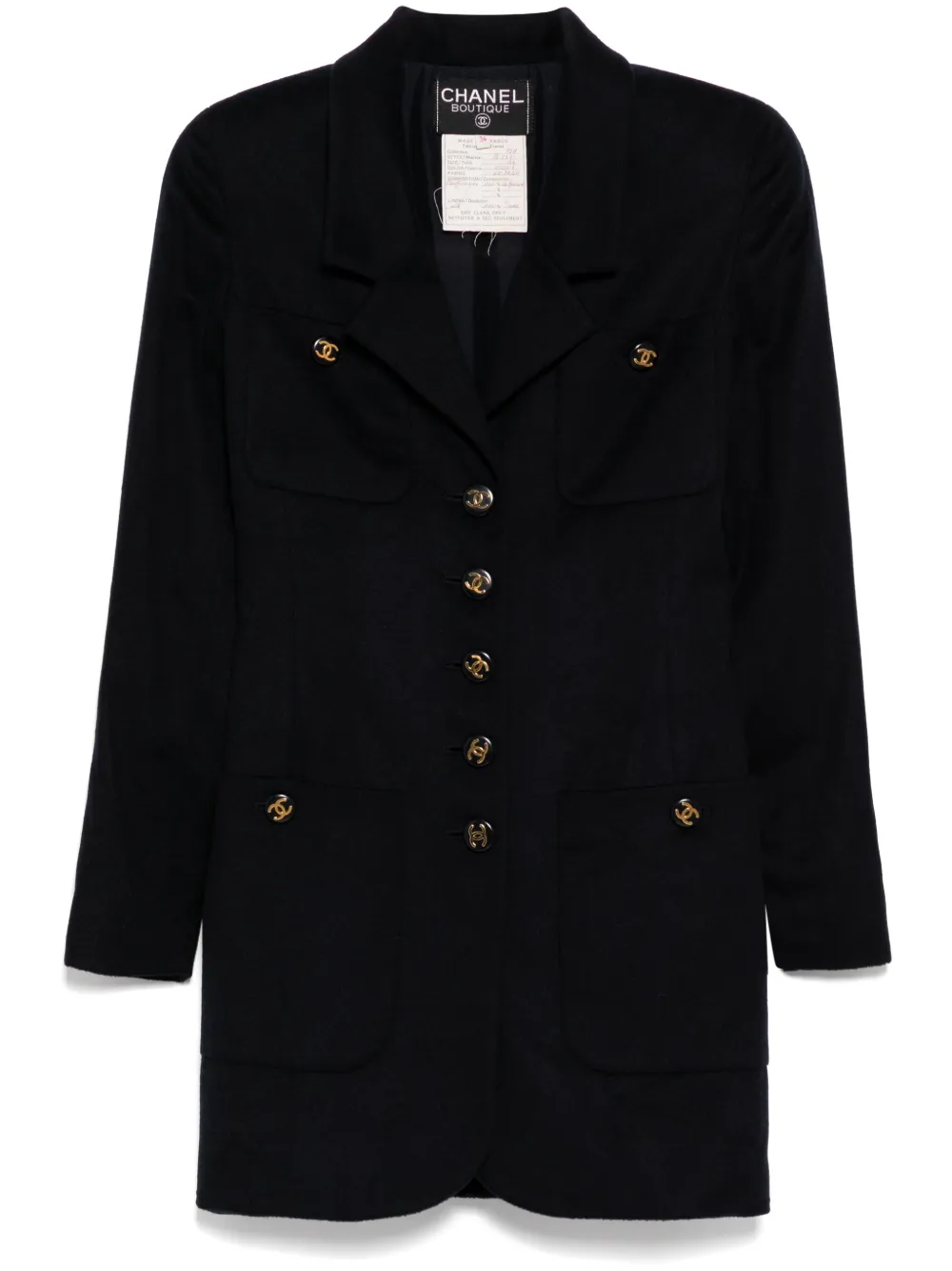 CHANEL Pre-Owned chamarra con botones 1993 | azul | Image 1
