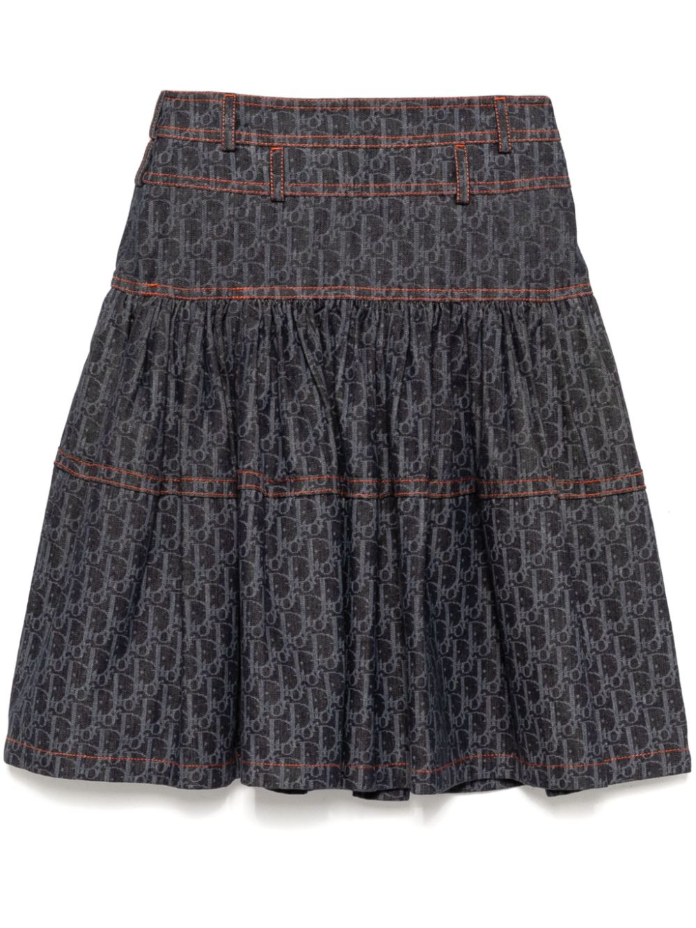 Christian Dior Pre-Owned 2006 monogram skirt - Blue