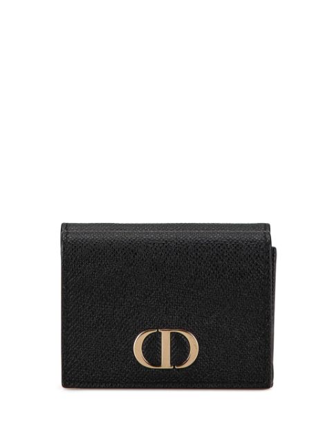 Christian Dior 2021 Leather 30 Montaigne Compact Wallet small wallets Women