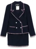 CHANEL Pre-Owned 1994 setup suit jacket skirt - Blue