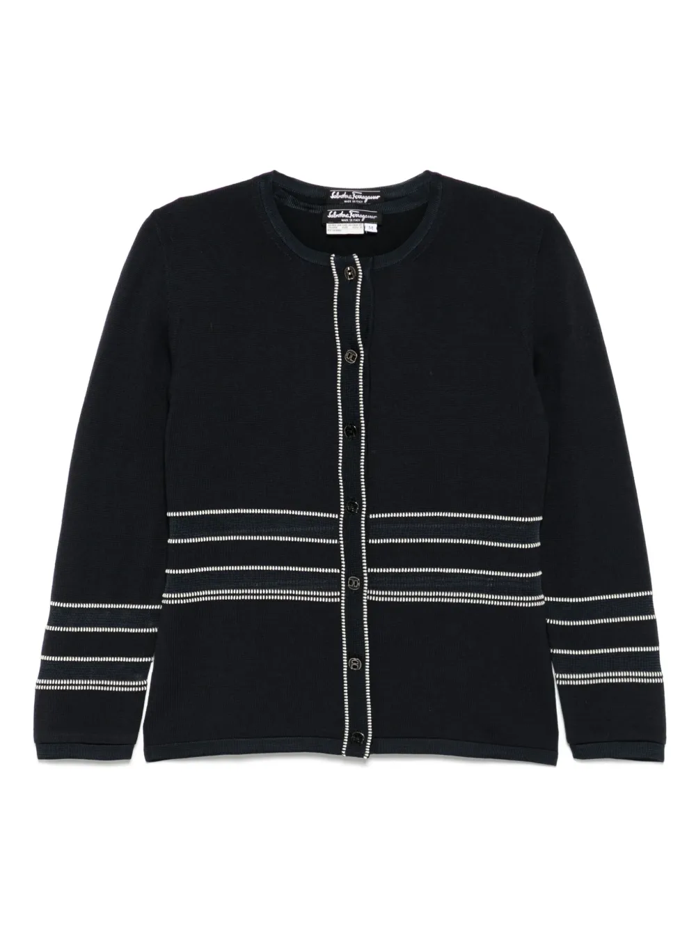 Ferragamo Pre-Owned 1990-2000s ensemble cardigan top | Blue | Image 1