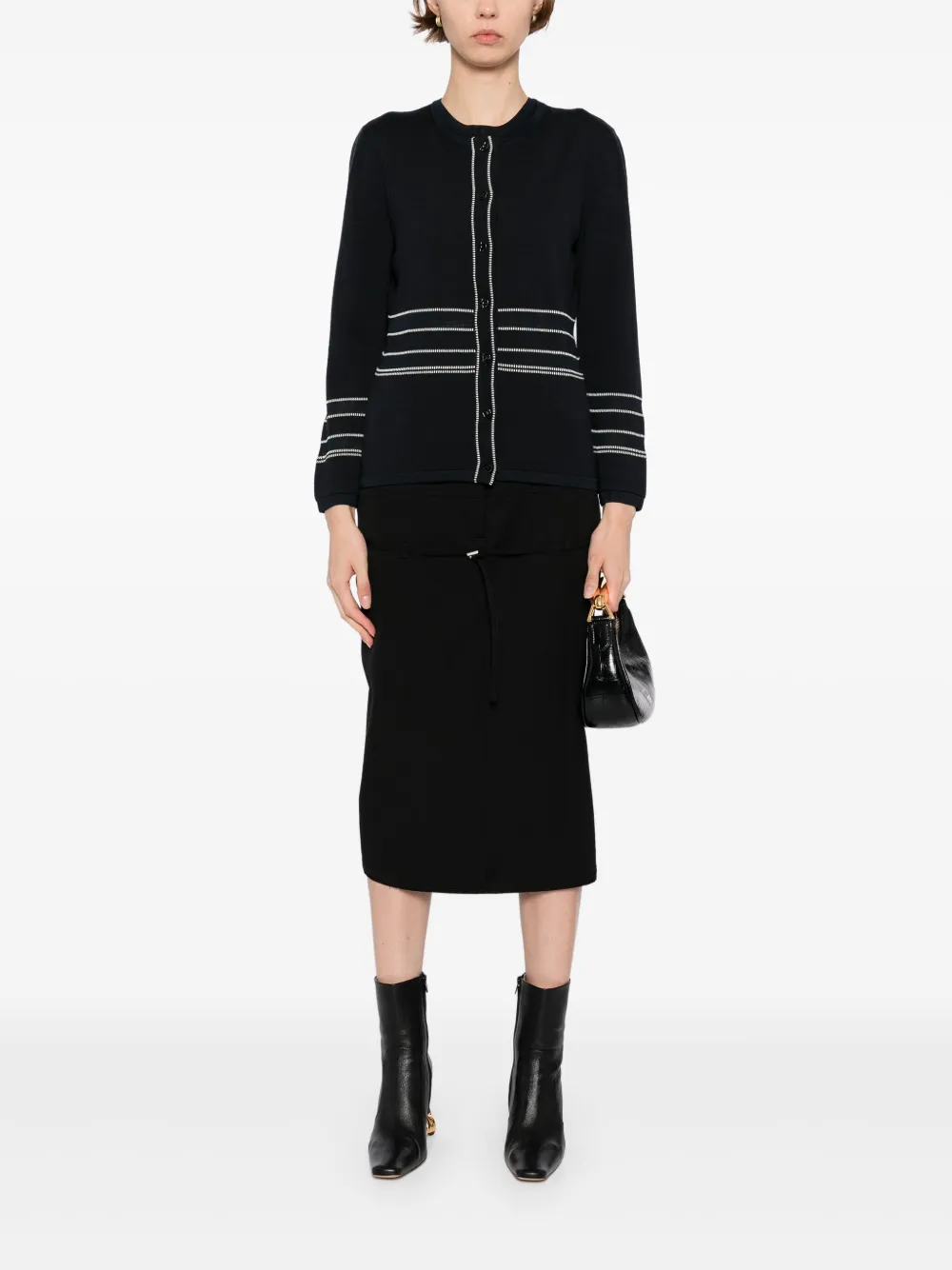 Ferragamo Pre-Owned 1990-2000s ensemble cardigan top | Pre-Owned Tops | Image 2