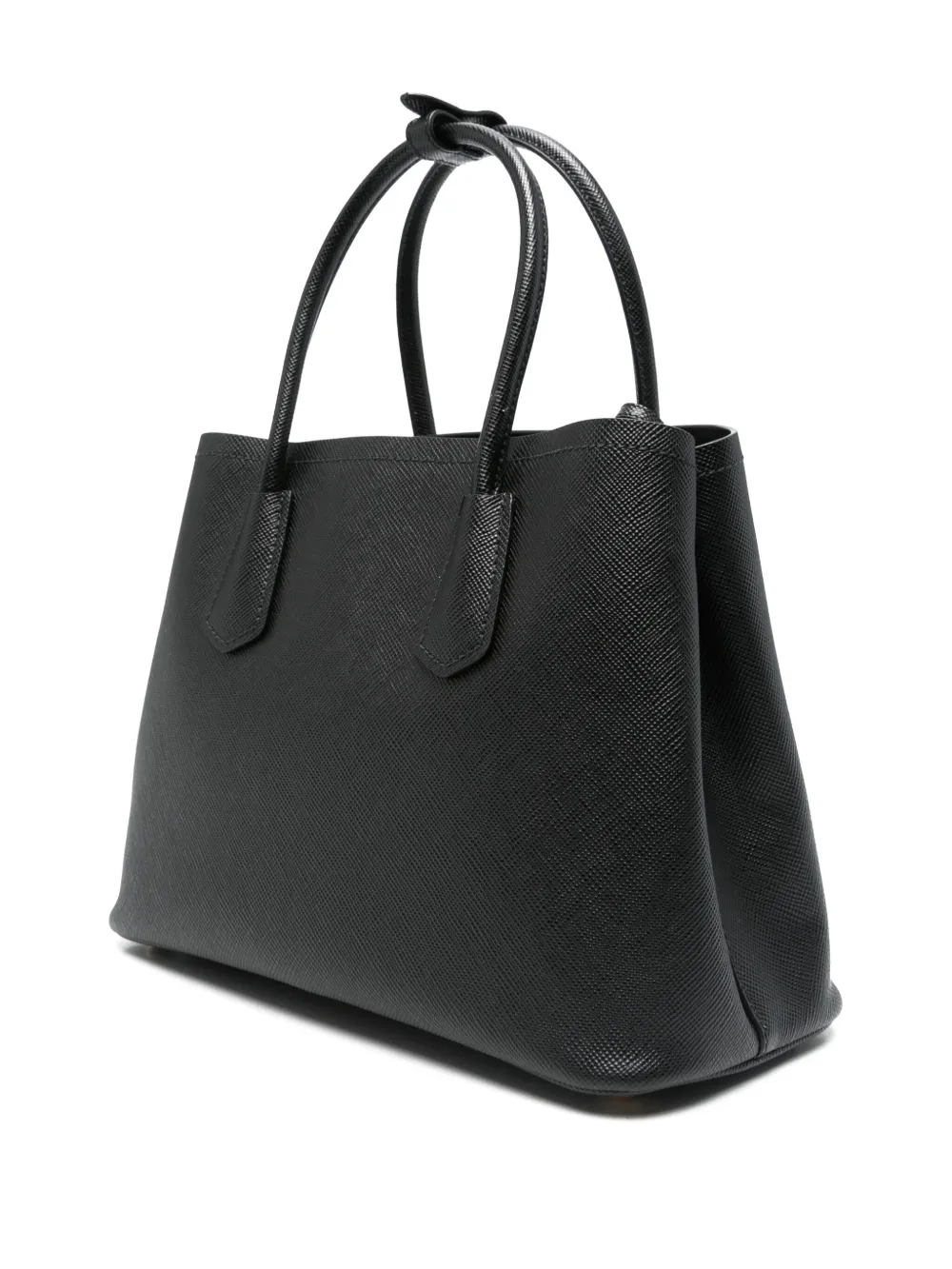 Prada Saffiano kleine shopper Zwart