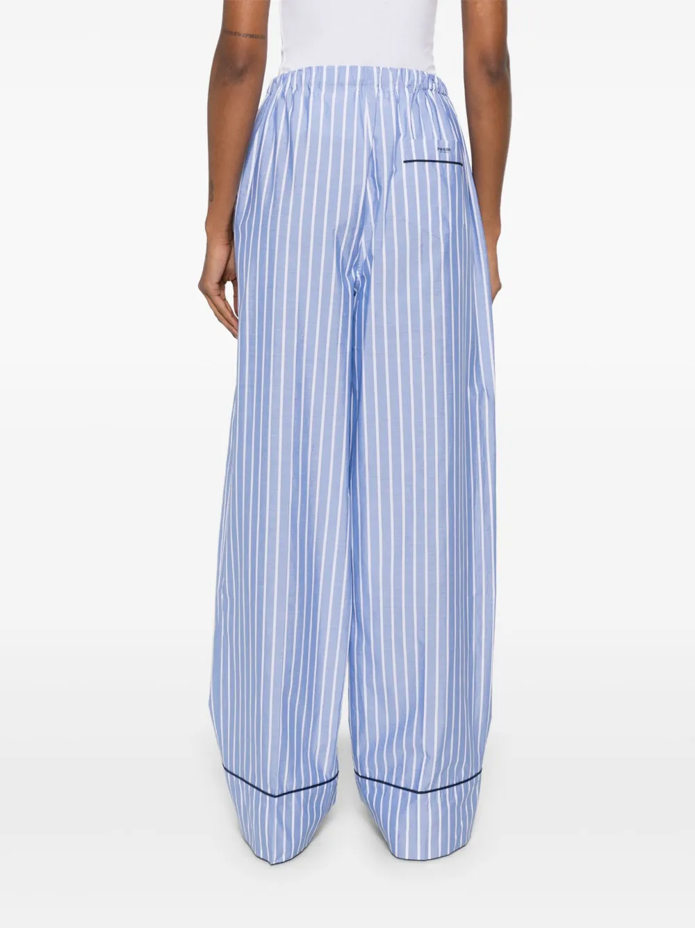 Prada Gestreepte broek Blauw