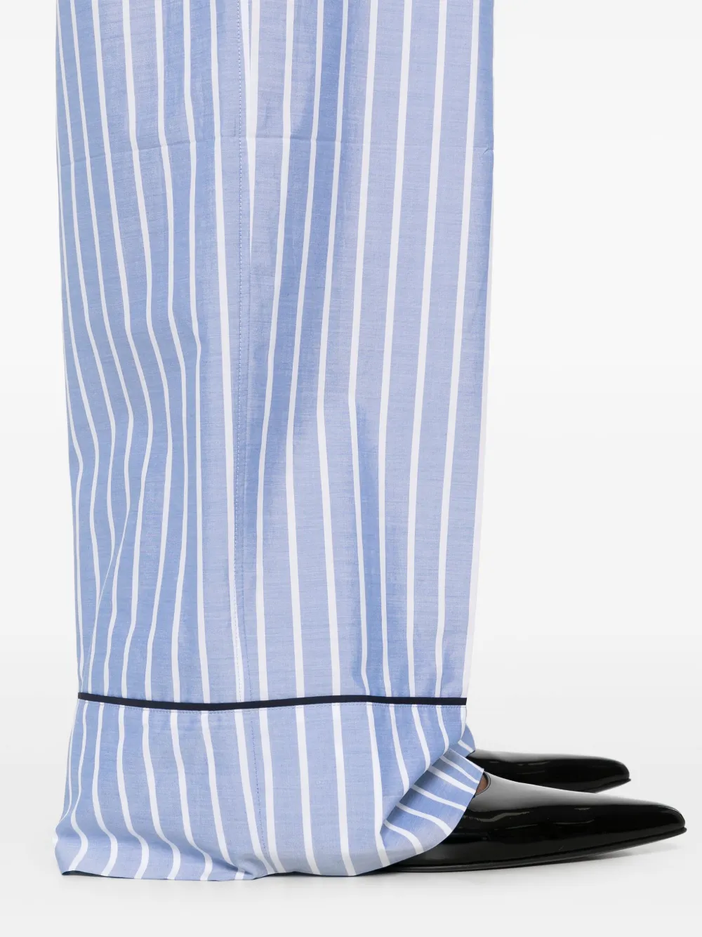 Prada Gestreepte broek Blauw