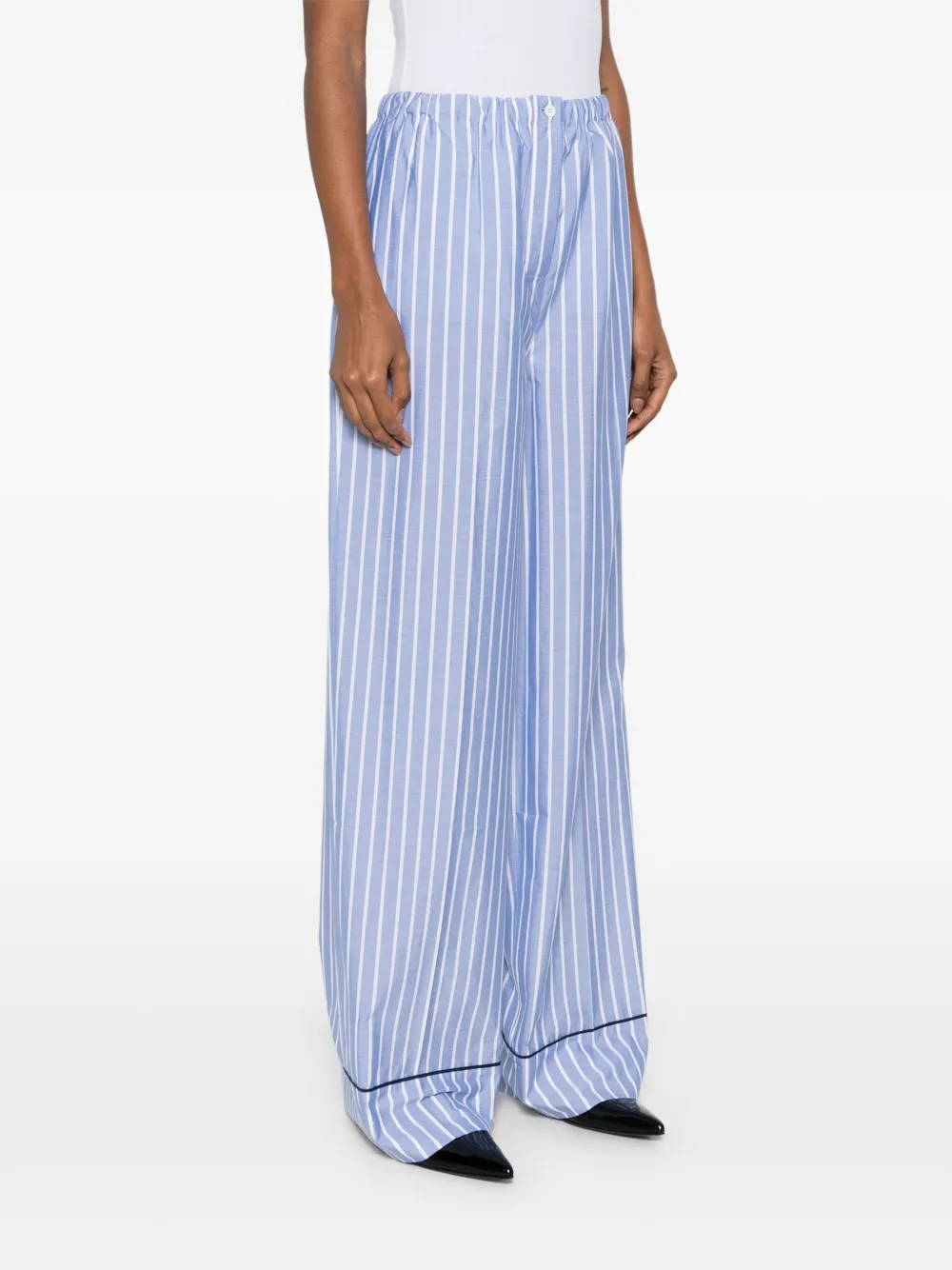 Prada Gestreepte broek Blauw