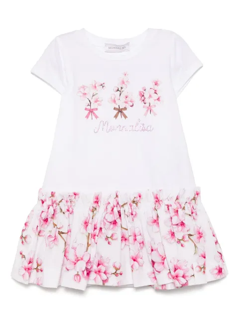 Monnalisa vestido con estampado floral