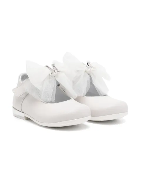 Monnalisa bow ballerinas
