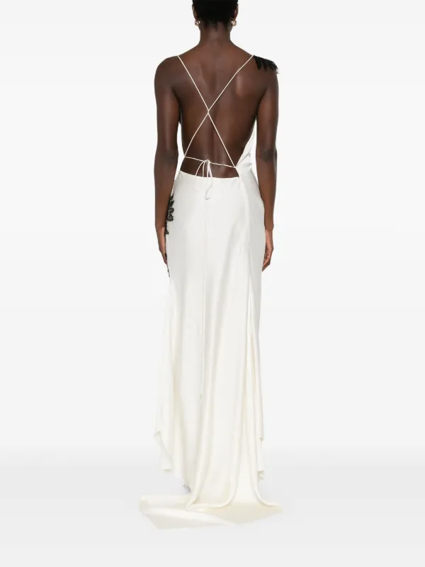 ワンピースその他 VICTORIA BECKHAM Women Dresses 1125WDR006144AVI Grey Victoria Beckham Black viscose dress with cut-out | TheDoubleF