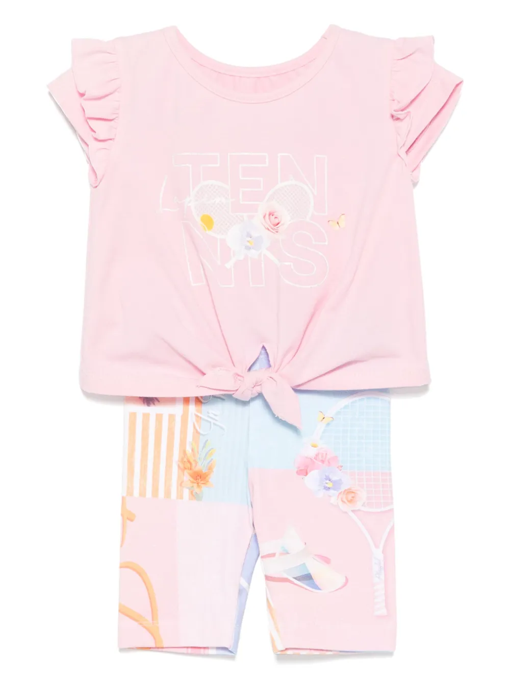 Lapin House Broek met print Roze