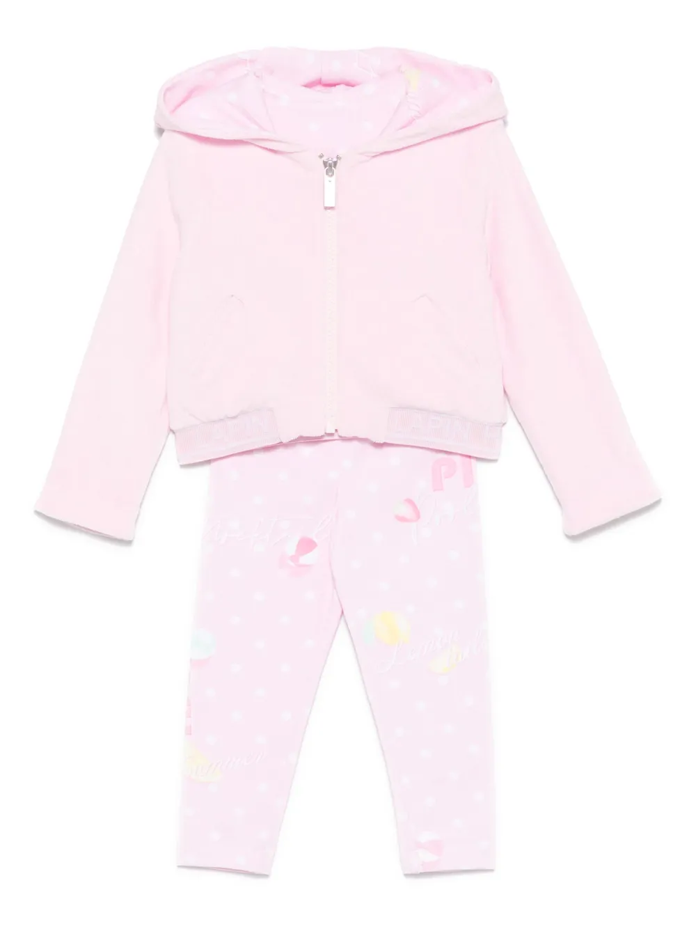 Lapin House graphic-print tracksuit set | Pink | Image 1