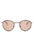 Giorgio Armani round-frame sunglasses - Brown