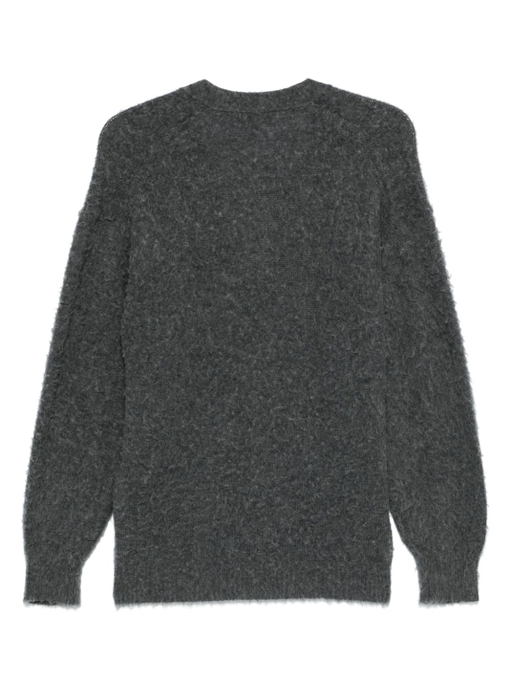 Auralee brushed cardigan - Grey