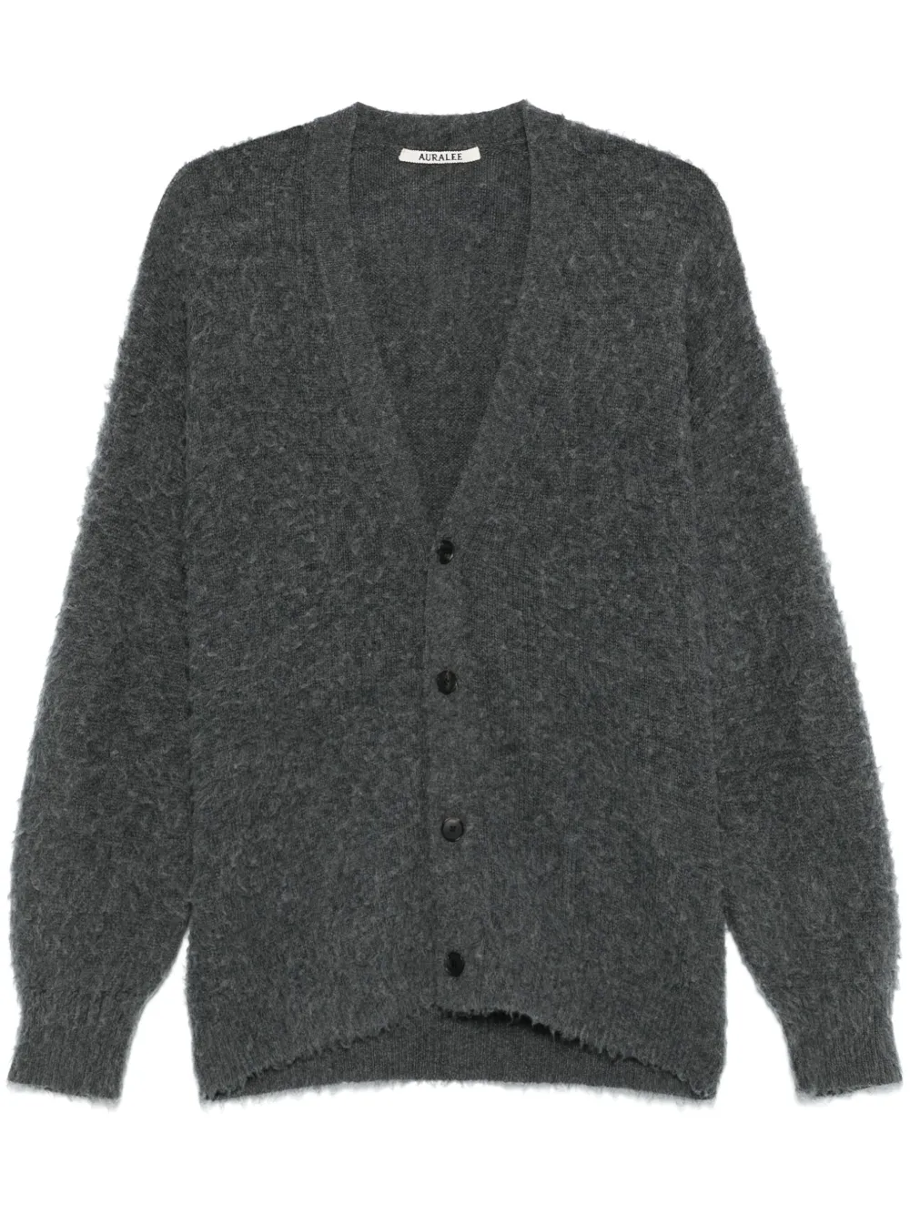 Auralee brushed cardigan - Grey