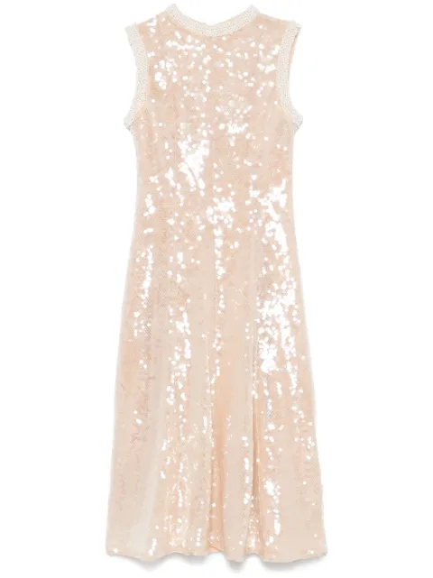 Self-Portrait vestido midi bordado con lentejuelas