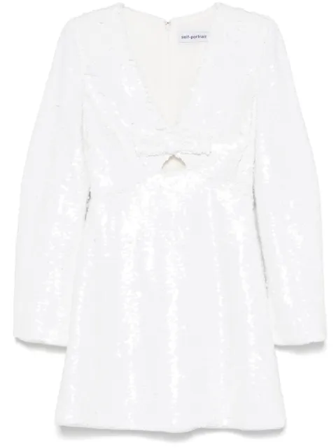 Self-Portrait sequin mini dress