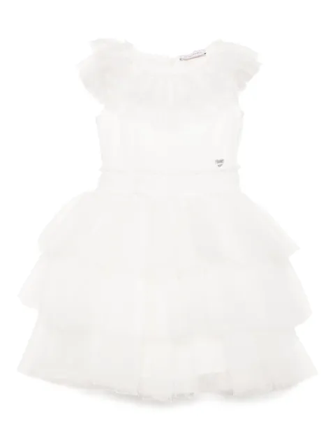 Monnalisa vestido de tul con efecto degradado