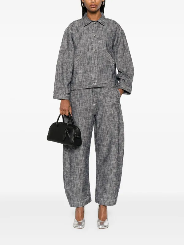 【関税込み】Henrik Vibskov ネイビー Post ジーンズ Henrik Vibskov Post Jeans | Blue | FARFETCH