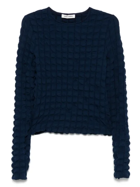 Henrik Vibskov blusa de tejido gofrado