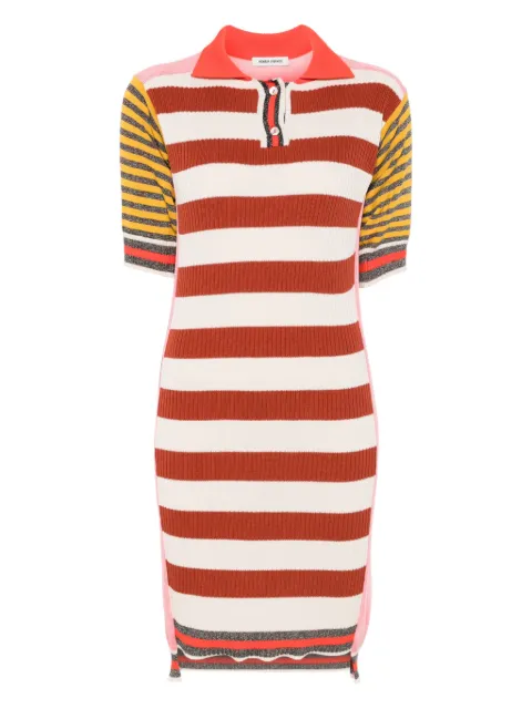 Henrik Vibskov vestido tipo polo a rayas