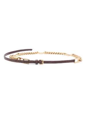 Elisabetta Franchi バッグチャーム チェーンベルト | ゴールドトーン 
