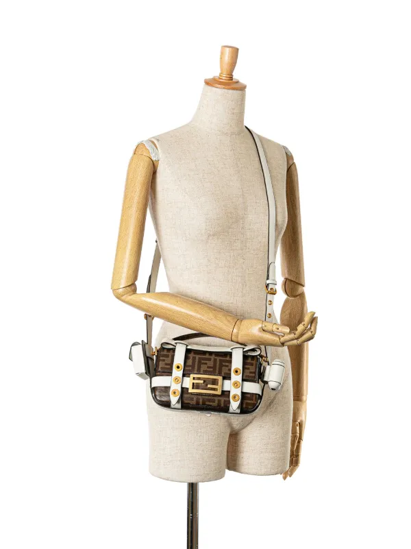 Fendi Pre-Owned 2019-2023 バゲット ズッカ グレーズファブリック  