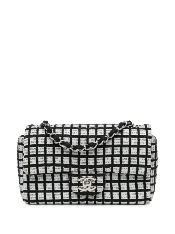 CHANEL Pre-Owned Bolsa Crossbody Mini Rectangular Classic Ribbon