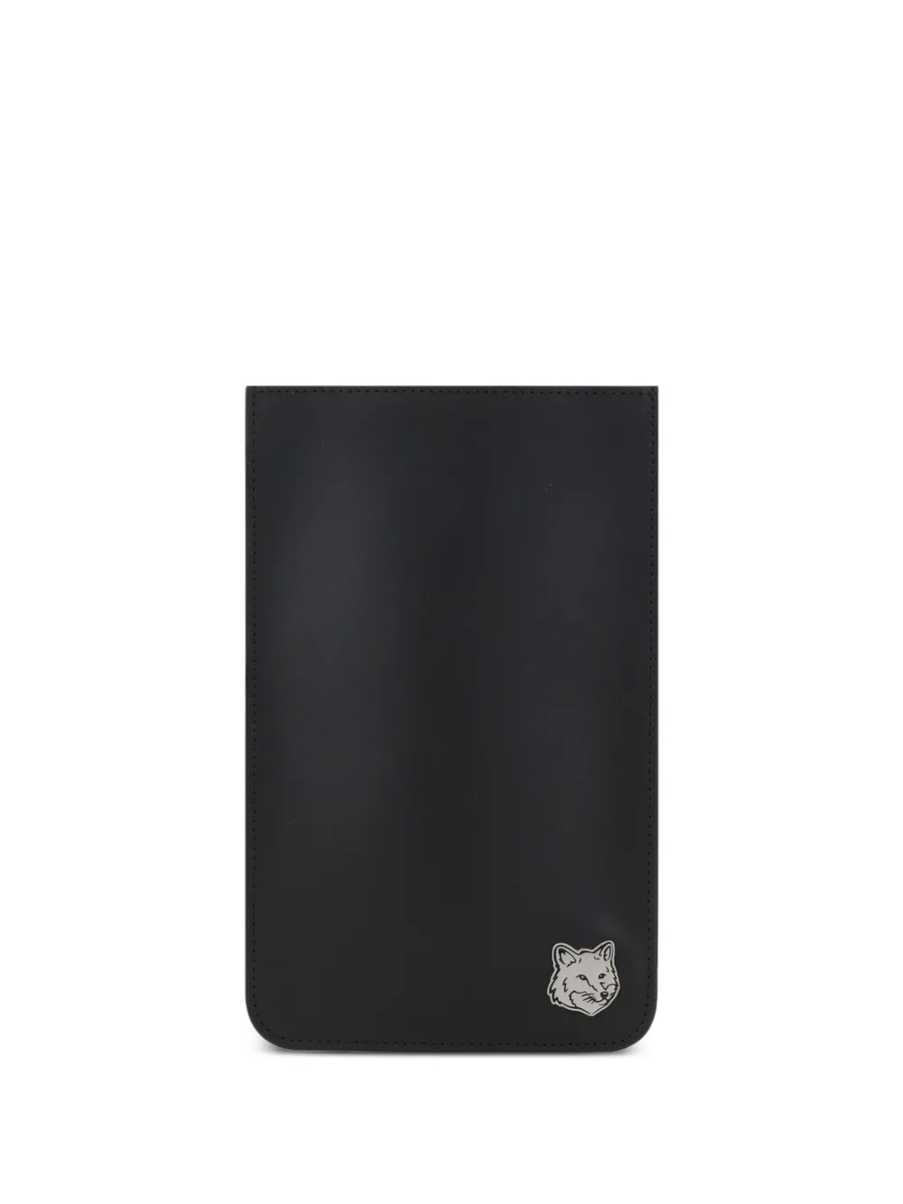 Maison Kitsuné フォックスヘッド スマホケース - ブラック Maison Kitsuné フォックスヘッド スマホケース - ブラック