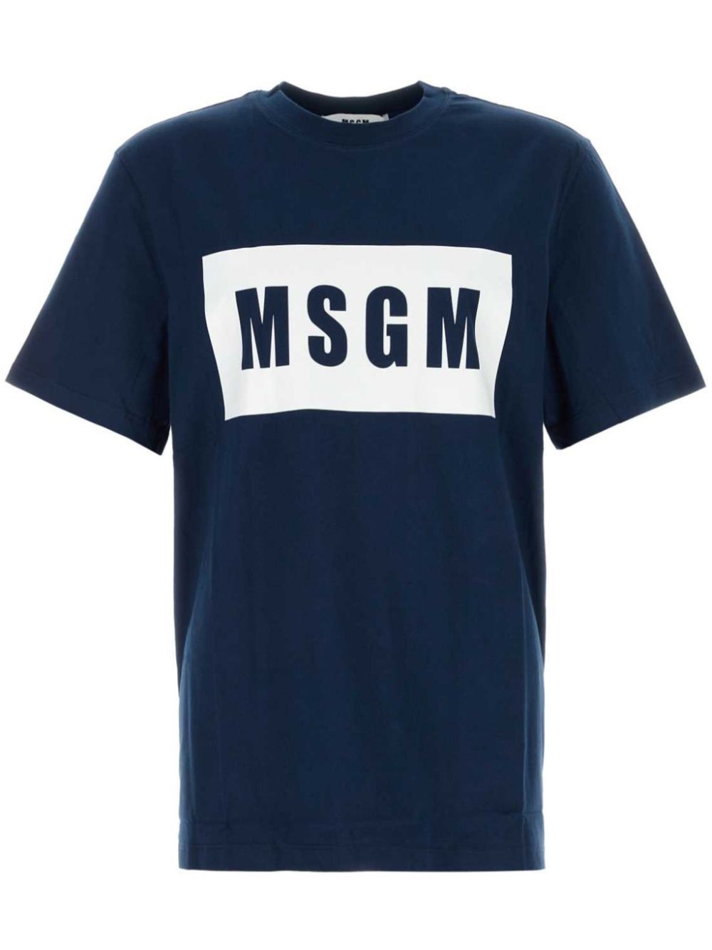 MSGM T-shirt met logoprint Blauw