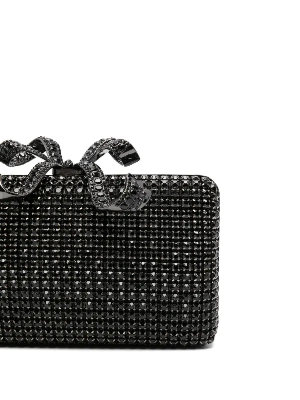 クラッチバッグ SELF PORTRAIT CRYSTAL CLUTCH BAG Self-Portrait Crystal Box Clutch Bag | Black | FARFETCH